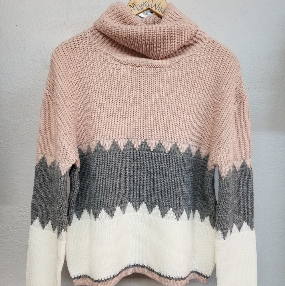Cowl neck sweater
